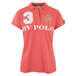 Polo Favouritas EQ HV Coral brillante Naranja