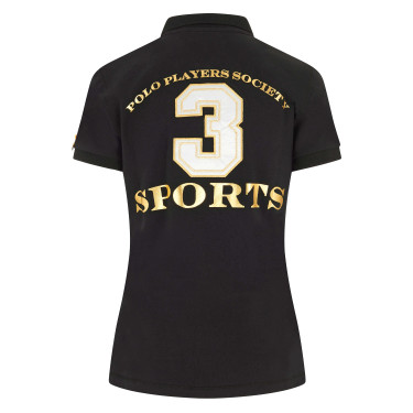 Polo Favouritas EQ HV Negro / oro