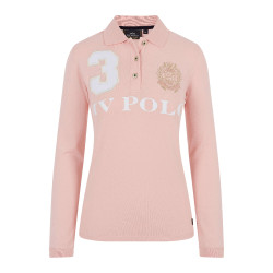 Polo Favorites Eques Polo de manga larga HV Rosa suave