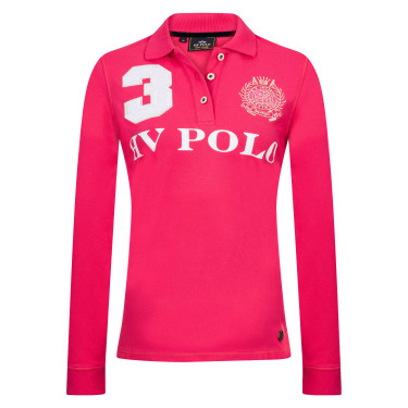 Polo Favorites Eques Polo de manga larga HV Fucsia Rosa