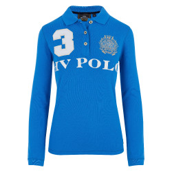 Polo Favorites Eques Polo de manga larga HV Azul