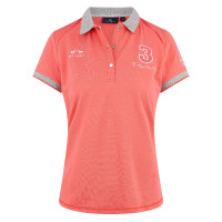 Polo Tech HV de favoritos Coral brillante Naranja
