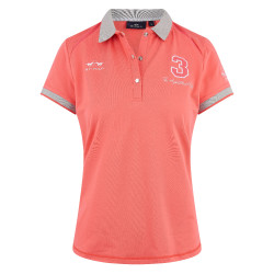 Polo Tech HV de favoritos Coral brillante Naranja Polo Tech HV de favoritos Coral brillante Naranja