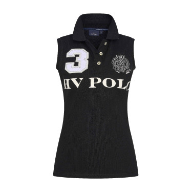 Polo sin mangas Favorites HV Polo Negro