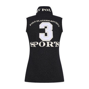 Polo sin mangas Favorites HV Polo Negro