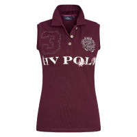 Polo sin mangas Favorites Palms HV Polo Baya oscura