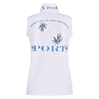 Polo sin mangas Favorites Palms HV Polo Blanco