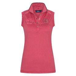 Polo sin mangas Favorites Tech Luxury HV Polo Fresa Rojo