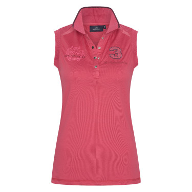 Polo sin mangas Favorites Tech Luxury HV Polo Fresa Rojo