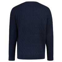 Jersey de ochos para hombre HV Polo Classy Azul marino Jersey de ochos para hombre HV Polo Classy Azul marino