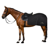 Mantas de cuarto de baño de lana HV Polo Francis Negro