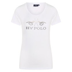 Camiseta polo Favouritas Limited tech HV Blanco