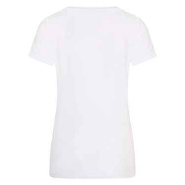 Camiseta polo Favouritas Limited tech HV Blanco