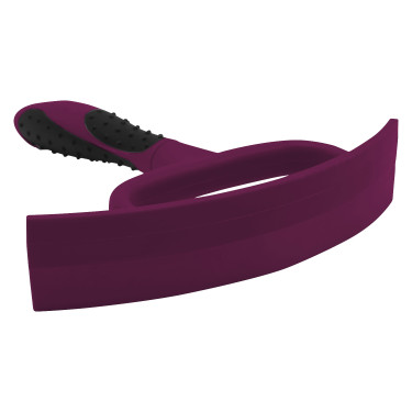 Cuchillo térmico de media caña Imperial Riding Grippy plast Burdeos