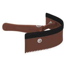Cuchillo térmico de pvc curvo con goma Imperial Riding Avellana Marr&amp;amp;amp;oacute;n