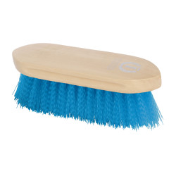 Cepillo de nylon duro Imperial Riding Dandy con dorso de madera barnizada Brisa Azul