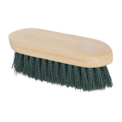 Cepillo de nylon duro Imperial Riding Dandy con dorso de madera barnizada Verde bosque