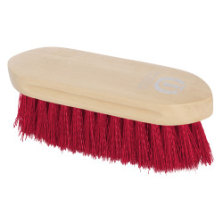 Cepillo de nylon duro Imperial Riding Dandy con dorso de madera barnizada Tango Rojo
