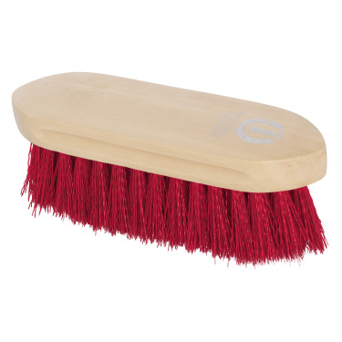 Cepillo de nylon duro Imperial Riding Dandy con dorso de madera barnizada Tango Rojo