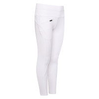 Leggings de equitación para niños Euro-Star Dietse FullGrip Blanco
