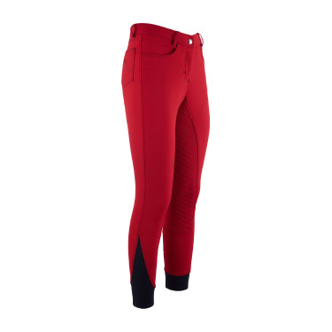 Pantalón de montar Euro-Star Evita FullGrip Roja Rojo Pantalón de montar Euro-Star Evita FullGrip Roja Rojo