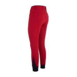 Pantalón de montar Euro-Star Evita FullGrip Roja Rojo Pantalón de montar Euro-Star Evita FullGrip Roja Rojo
