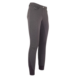 Pantalón de montar Euro-Star Evita FullGrip Perla ahumada Gris