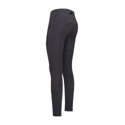Leggings de equitación Euro-Star Livia FullGrip Periscopio Gris