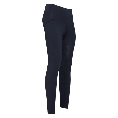 Euro-Star Dietse FullGrip Leggings de equitación para mujer Azul marino
