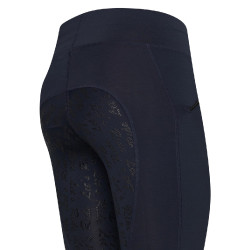 Euro-Star Dietse FullGrip Leggings de equitación para mujer Azul marino