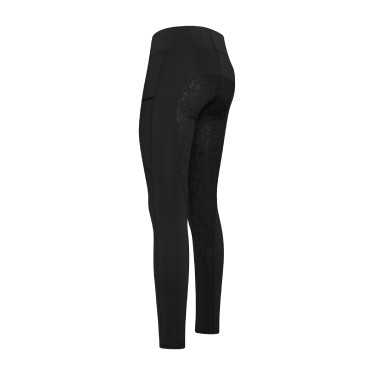 Euro-Star Dietse FullGrip Leggings de equitación para mujer Negro