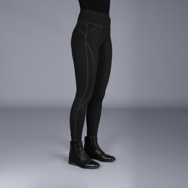 Euro-Star Dietse FullGrip Leggings de equitación para mujer Negro
