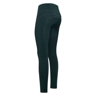 Euro-Star Dietse FullGrip Leggings de equitación para mujer Verde azulado