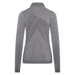 Top Euro-Star Maggy con media cremallera Imán mezcla Gris