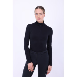 Top Euro-Star Maggy con media cremallera Imán mezcla Gris