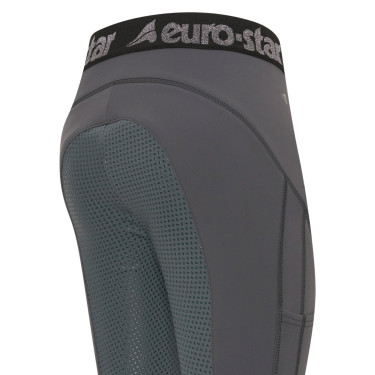 Pantalones de montar Euro-Star Athletic Softshell FullGrip Periscopio Gris