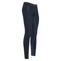 Pantalón de montar Euro-Star Slim Shape Denim FullGrip Denim azul oscuro