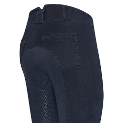 Pantalón de montar Euro-Star Slim Shape Denim FullGrip Denim azul oscuro Pantalón de montar Euro-Star Slim Shape Denim FullGrip Denim azul oscuro