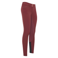 Pantalones de montar Euro-Star Arielle Fashion FullGrip Zinfadel Burdeos