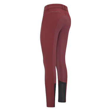 Pantalones de montar Euro-Star Arielle Fashion FullGrip Zinfadel Burdeos