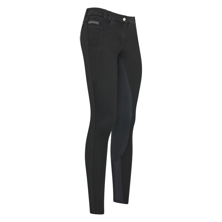 Pantalones de montar Euro-Star Indigo Diamond Den. Agarre completo Pantalones de montar Euro-Star Indigo Diamond Den. Agarre completo