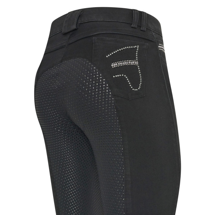 Pantalones de montar Euro-Star Indigo Diamond Den. Agarre completo Pantalones de montar Euro-Star Indigo Diamond Den. Agarre completo