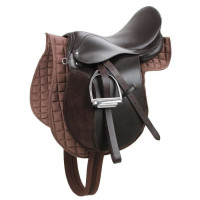 Juego de silla Haflinger 17,5" Castaño Marrón Juego de silla Haflinger 17,5" Castaño Marrón