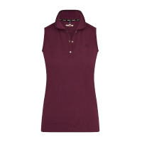 Polo Euro-Star Carmella sin mangas Baya oscura Rojo Polo Euro-Star Carmella sin mangas Baya oscura Rojo
