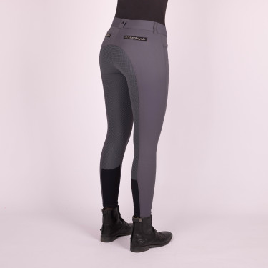 Pantalones de montar Euro-Star Arista Fashion Diamond FullGrip Periscopio Gris
