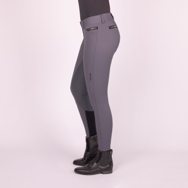 Pantalones de montar Euro-Star Arista Fashion Diamond FullGrip Periscopio Gris