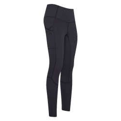 Leggings de equitación Euro-Star Breez Summer FullGrip Negro