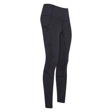 Leggings de equitación Euro-Star Breez Summer FullGrip Negro