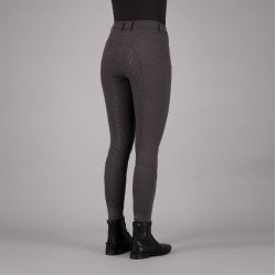 Pantalón de montar niño Euro-Star Evita FullGrip Tierra Gris