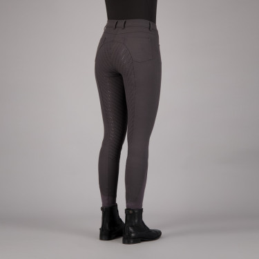 Pantalón de montar niño Euro-Star Evita FullGrip Tierra Gris